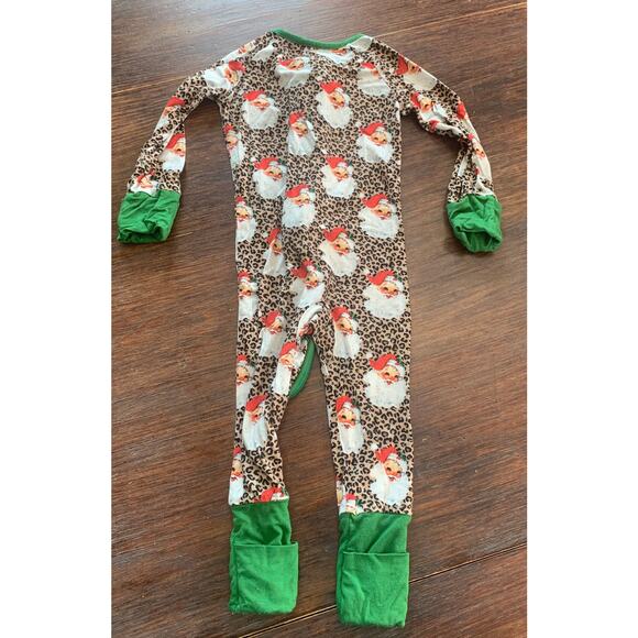 Leopard Santa Bamboo Sleeper - 6-12 Months - Picture 3 of 4